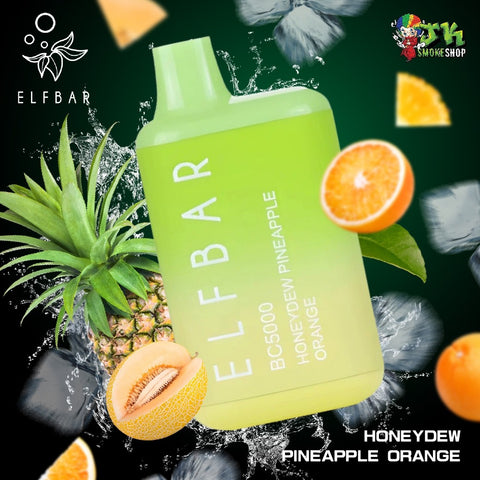 HONNEYDEW PINEAPPLE ORANGE ICE ELF BAR BC5000 - JK SMOKE SHOP | WEST HOLLYWOOD, CA