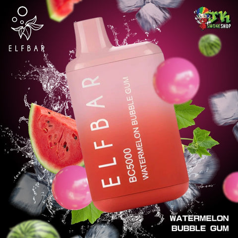 WATERMELON BUBBLE GUM ELFBAR BC5000 - JK SMOKE SHOP | WEST HOLLYWOOD, CA