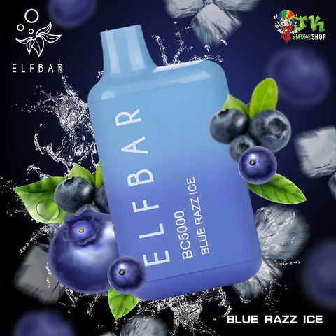 BLUE RAZZ ICE ELFBAR BC5000 - JK SMOKE SHOP | WEST HOLLYWOOD, CA