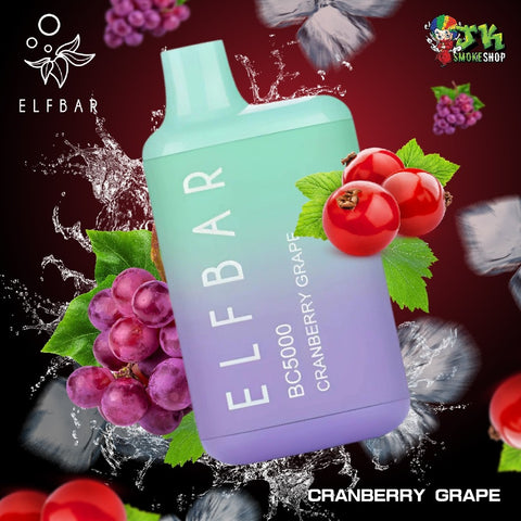 CANBERRY GRPAE ELFBAR BC5000 - JK SMOKE SHOP | WEST HOLLYWOOD, CA