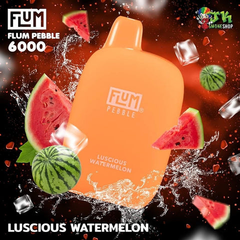 LUSCIOUS WATERMELON FLUM PEBBLE 6000 - JK SMOKE SHOP | WEST HOLLYWOOD, CA