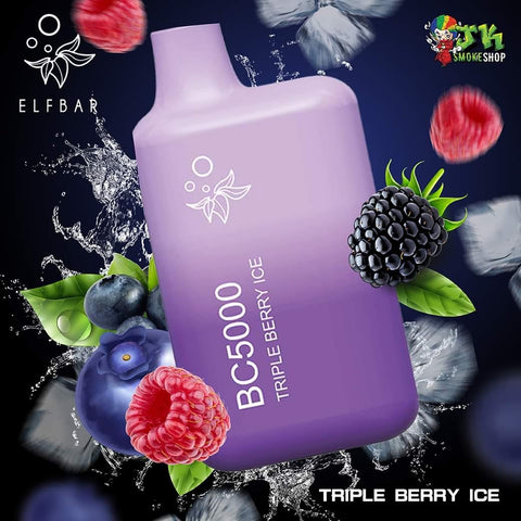 TRIPLE BERRY ICE ELFBAR BC5000 - JK SMOKE SHOP | WEST HOLLYWOOD, CA