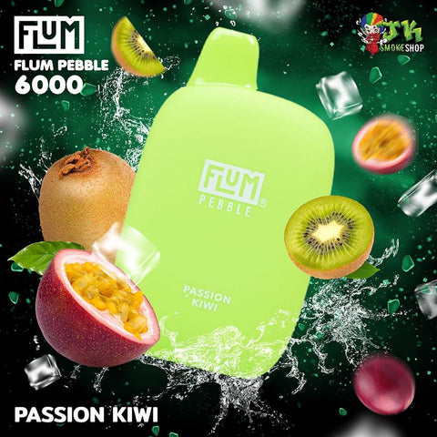 PASSION KIWI FLUM PEBBLE 6000 - JK SMOKE SHOP | WEST HOLLYWOOD, CA